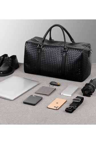  Torba podróżna Bonluo Premium Quality Black Eco-Leather Ryanair/Wizzair Rozmiar 25*40*20 cm