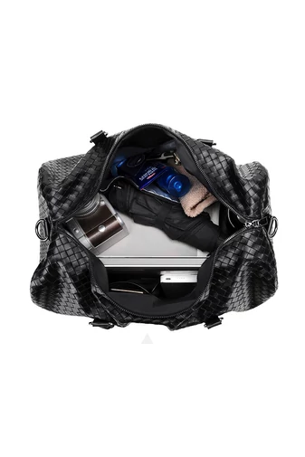  Torba podróżna Bonluo Premium Quality Brown Eco-Leather Ryanair/Wizzair, rozmiar (25*40*20 cm)