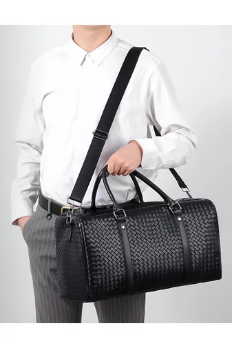 Torba podróżna Bonluo Premium Quality Black Eco-Leather Ryanair/Wizzair Rozmiar 25*40*20 cm