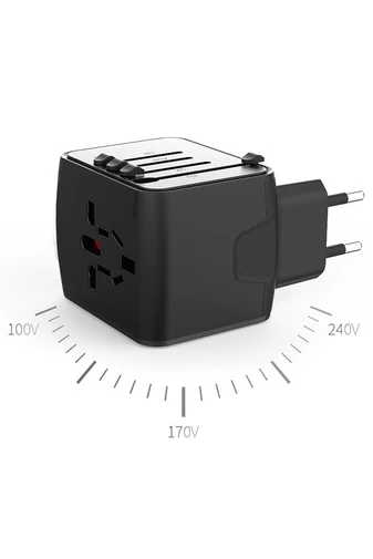  Bonluo Uniwersalny konwerter ładowarki podróżnej