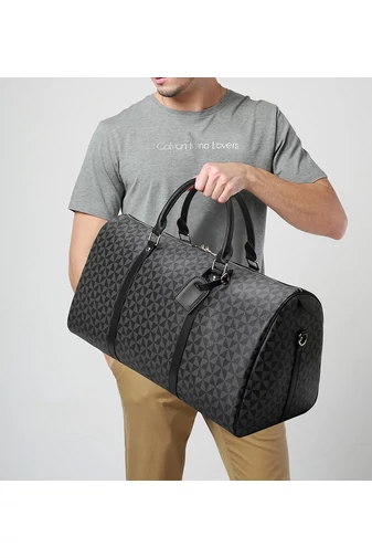  Torba podróżna Bonluo w kolorze białym z wzorem, wysokiej jakości, duży rozmiar (28*53*26 cm)