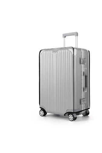  Bonluo Przezroczysty gumowany pokrowiec ochronny na walizkę, rozmiar M