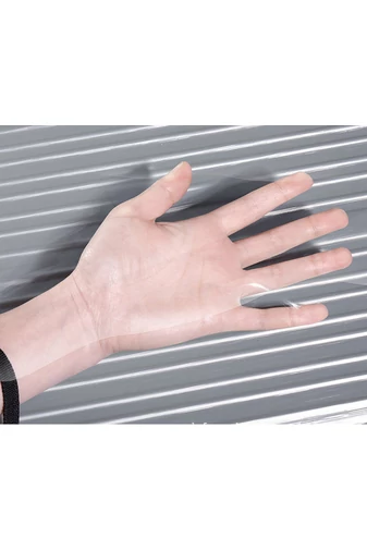  Bonluo Przezroczysty gumowany pokrowiec ochronny na walizkę, rozmiar M