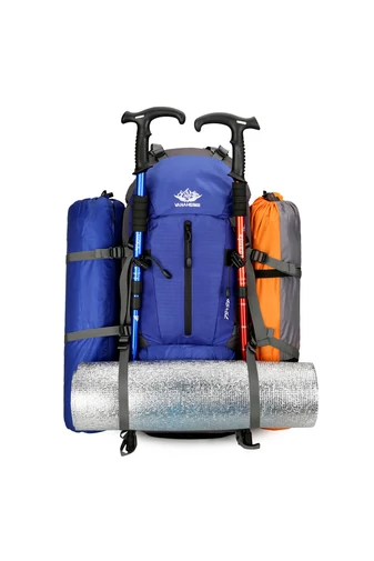  Wodoodporny plecak turystyczny Bonluo Neon Green z przegrodą na buty i wodoodporną osłoną (36-55 l)