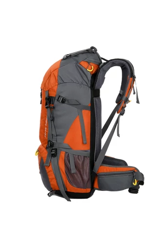 Wodoodporny plecak turystyczny Bonluo Orange z przegrodą na buty i wodoodporną osłoną (36-55 l)