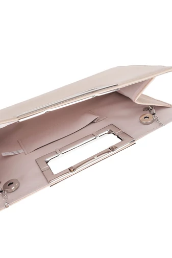  BONLUO Elegancka torebka ze skóry ekologicznej w kolorze nude (31x21x4 cm)