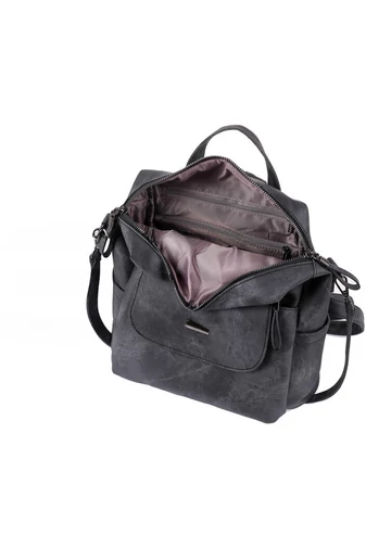  Plecak Bonluo Gray wykonany z wodoodpornego materiału, wymiary 29*30*17 cm