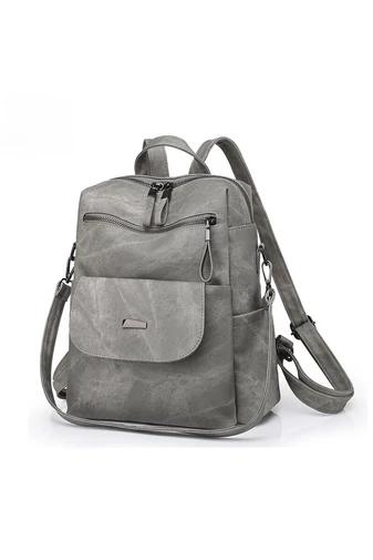  Plecak Bonluo Gray wykonany z wodoodpornego materiału, wymiary 29*30*17 cm