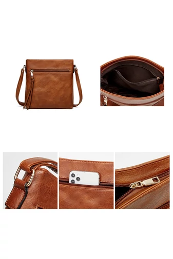  Zestaw torebek Bonluo ze skóry ekologicznej na ramię/przez ramię/do ręki (3 szt.)