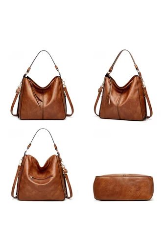  Zestaw torebek Bonluo ze skóry ekologicznej na ramię/przez ramię/do ręki (3 szt.)