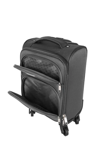 Wózek podróżny Leonardo Da Vinci Cherry, rozmiar Wizzair Ryanair (40x30x20 cm), z odpinanymi kołami