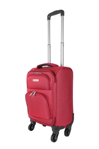 Wózek podróżny Leonardo Da Vinci Cherry, rozmiar Wizzair Ryanair (40x30x20 cm), z odpinanymi kołami