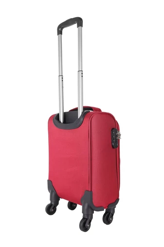 Wózek podróżny Leonardo Da Vinci Cherry, rozmiar Wizzair Ryanair (40x30x20 cm), z odpinanymi kołami