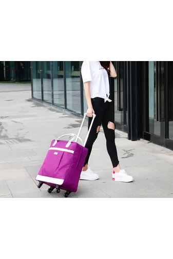 Torba na zakupy Bonluo w stylu wiśniowym, rozmiar 47*40*23 cm