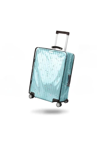  Bonluo Przezroczysty gumowany pokrowiec ochronny na walizkę, rozmiar M