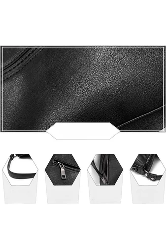  Zestaw torebek Bonluo ze skóry ekologicznej na ramię/przez ramię/do ręki (3 szt.)