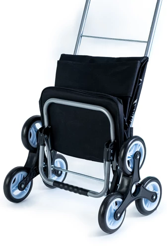  Wózek sklepowy z motywem wiśniowym, składany, z 6 kółkami, wymiary 120*45*35 cm