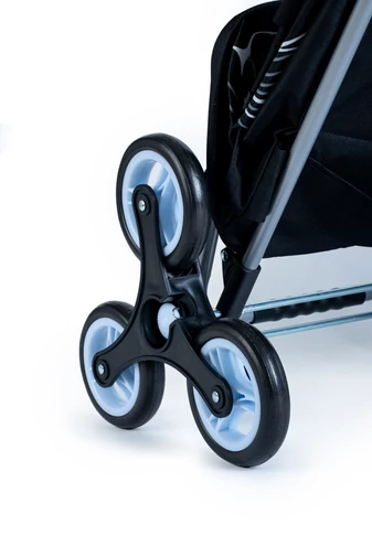  Wózek sklepowy z motywem wiśniowym, składany, z 6 kółkami, wymiary 120*45*35 cm