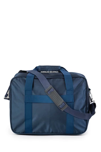  Ciemnoniebieska torba podróżna Wizz-Air (40×30×20), wodoodporna, z mocowaniem do walizki