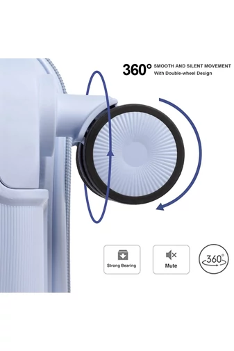  Duży wózek Ormi Ricegold z polipropylenu najwyższej jakości, wyjątkowo odporny na wstrząsy, rozmiar 76*50*28 cm