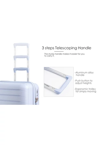  Duży wózek Ormi Ricegold z polipropylenu najwyższej jakości, wyjątkowo odporny na wstrząsy, rozmiar 76*50*28 cm