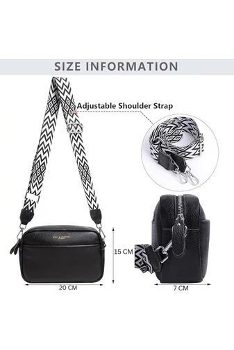  Torebka listonoszka Bonluo Dark Beige z prawdziwej skóry, mała (15*20*7 cm)