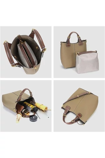  Torebka Bonluo w kolorze białym, wykonana z prawdziwej skóry, rozmiar (29*27*13 cm)