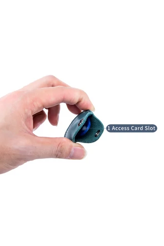  Brelok do kluczy Bonluo Blue z prawdziwej skóry (5,5*4,5 cm)