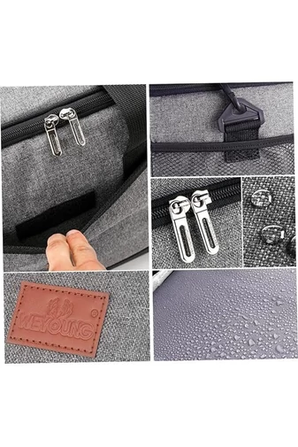  Torba termiczna Bonluo w kolorze czarnym, wykonana z wodoodpornego materiału, wymiary 31*42*28 cm