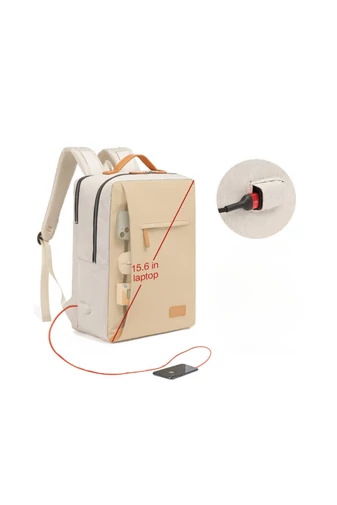  Bonluo Premium Quality Beige Business Briefcase Wizzair Size (40*30*20cm)