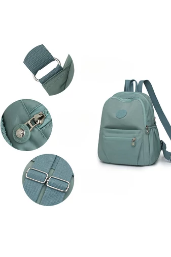  Wielofunkcyjny plecak w kolorze wiśniowo-czerwonym, wykonany z wodoodpornej tkaniny Oxford, wymiary 30*26*13 cm