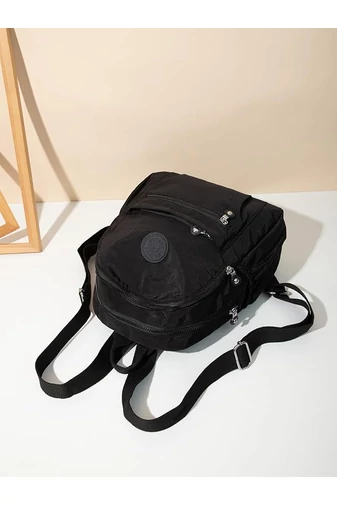  Wielofunkcyjny plecak w kolorze wiśniowo-czerwonym, wykonany z wodoodpornej tkaniny Oxford, wymiary 30*26*13 cm