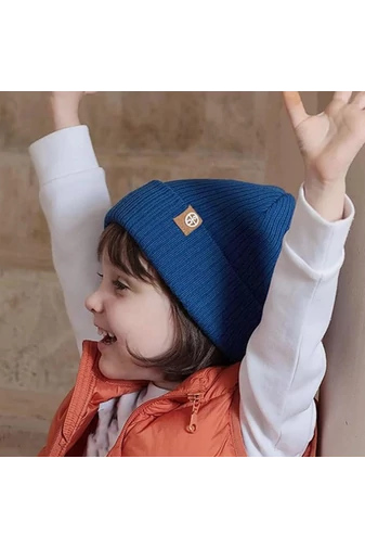 Zestaw dziecięcy Bonluo Blue: czapka, szalik i rękawiczki