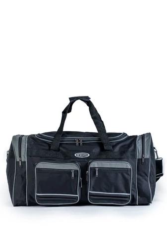  Duża szara torba podróżna z poliestru (75x36x30 cm)