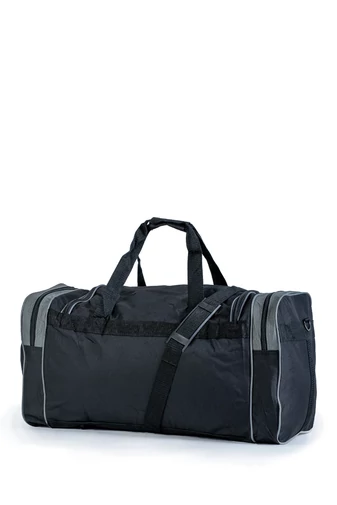  Duża szara torba podróżna z poliestru (75x36x30 cm)