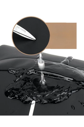 Czarna torebka listonoszka Bonluo ze sztucznej skóry z kodem bezpieczeństwa, wymiary 33*19*9 cm