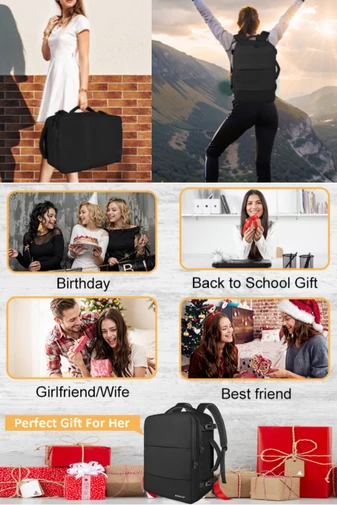  Plecak wielofunkcyjny Wizz Air 40*30*20 cm, jasny królewski niebieski, Bonluo, z miejscem na laptop 15.6''