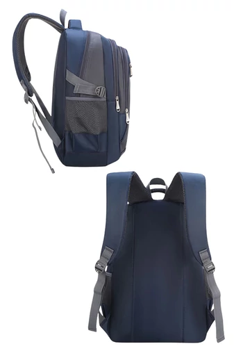  Ciemnoniebieski plecak szkolny z wodoodpornym wzorem Wizzair i Ryanair Rozmiar 40*30*20 cm