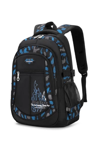  Wielofunkcyjny plecak szkolny w kolorze żółtym z czarnym, pojemny i wodoodporny, 48*32*22 cm