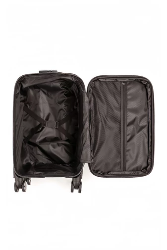  Duży wózek z odpinanymi kołami Leonardo Davinci fioletowy z miękkimi, rozsuwanymi ściankami 72*47*26 cm