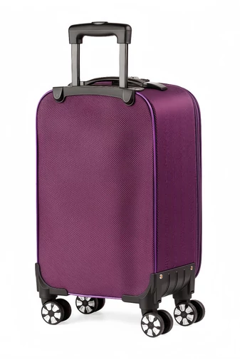  Duży wózek z odpinanymi kołami Leonardo Davinci fioletowy z miękkimi, rozsuwanymi ściankami 72*47*26 cm