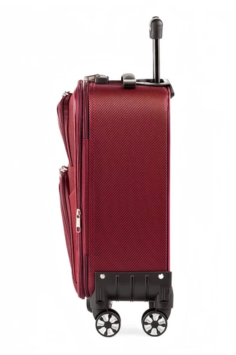  Wózek kabinowy Wizzair z odpinanymi kółkami Leonardo Davinci Cherry z miękkimi, rozsuwanymi ściankami 47*35*20 cm