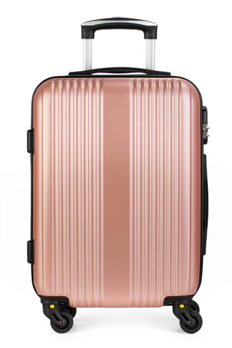  Duży wózek z sztywnymi ścianami z tworzywa ABS w kolorze różowego złota, 75*44*28 cm