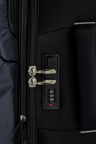  Niezwykle lekki czarny wózek kabinowy wykonany z wodoodpornego poliestru 56*37*21 cm