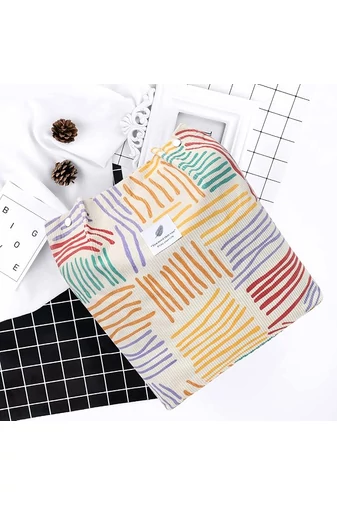  Kolorowa płócienna torba typu tote Bonluo, pojemna, trwała i elegancka, 38*35*11 cm