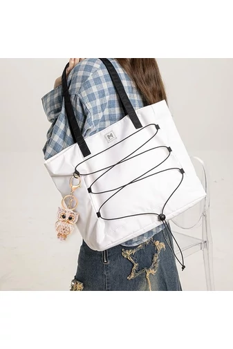  Brelok do kluczy Bonluo z białego metalu w kształcie sowy, zdobiony kryształami