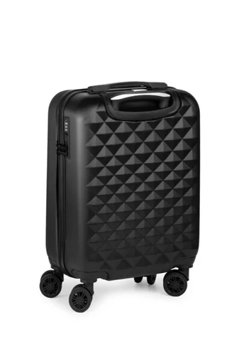  Walizka kabinowa Bonluo czarna Wizz Air Ryanair 40×30×20 cm twarda odpinane koła