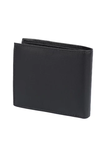  Męski portfel ze skóry naturalnej z wieloma przegródkami Wild Tiger Black 12,5*10*2 cm