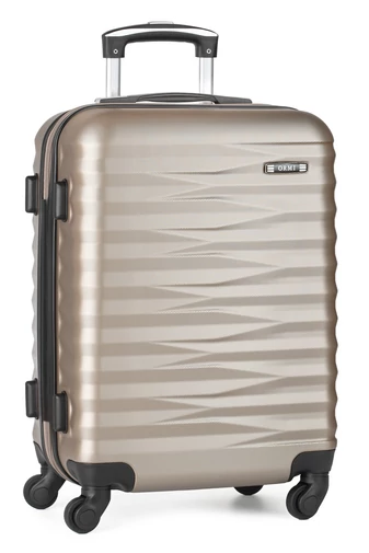 Zestaw wózków ściennych z wytrzymałego tworzywa ABS w kolorze szampańskim