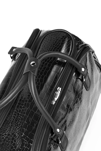  Torba podróżna, lakierowana na czarno, 42*30*24 cm